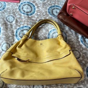 Kate Spade yellow shoulder bag